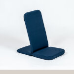 Axess industries chaise de sol cale dos multiposition coloris bleu marine