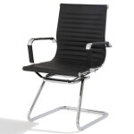 Axess industries chaise visiteur en cuir haut de gamme