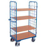 Axess industries chariot � 4 �tag�res mailles