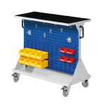 Axess industries chariot d'atelier � panneaux type de plateau rebords et rev. caoutchouc . . .