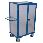 Axess industries chariot � �tag�res � portes t�l�s fermeture � poign�e tournante long. . . .