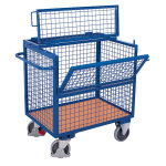 Axess industries chariot grillag� acier 4 c�t�s avec couvercle