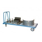 Axess industries chariot industriel type 1 dossier position roues rectangle long. utile. . .