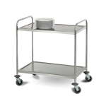 Axess industries chariot en inox 2 ou 3 plateaux nbre de plateaux 2