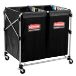 Axess industries chariot � linge pliable x - cart nbre de compartiments 2 long. ext. 889 mm