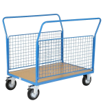 Axess industries chariot de manutention 2 ridelles grillages - capacit 500 kg