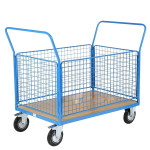 Axess industries chariot de manutention grillag� 4 c�t�s - capacit� 500 kg