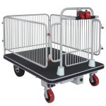 Axess industries chariot de manutention motoris� avec barri�res
