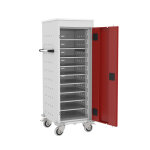 Axess industries chariot pour ordinateur portable 17 pouces nbre de compartiments 10 type. . .