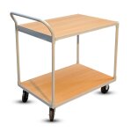 Axess industries chariot � plateaux bois version �conomique r�f. 10. 2102. 01 type de roues. . .