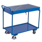 Axess industries chariot � plateaux t�l�s / bac de r�tention