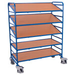 Axess industries chariot porte - bacs inclinable et rglable 5 niveaux type de support. . .