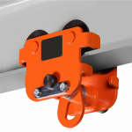 Axess industries chariot porte - palans manuel cmu 5000 kg larg. fer 180 - 230 mm