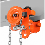 Axess industries chariot porte - palans translation  chane cmu 5000 kg larg. fer 90 - 175 mm