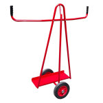 Axess industries chariot porte - panneaux � poign�es fixes mati�re roues caoutchouc