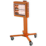 Axess industries chauffage radiant lectrique pitement roulettes