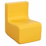 Axess industries chauffeuse 1 place haut. assise 170 mm coloris banane