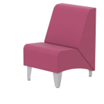 Axess industries chauffeuses en tissu modulable forme droite