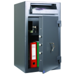 Axess industries coffre - fort de d�p�t avec fente - serrure �lectronique dim. ext. lxhxp 419. . .