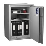 Axess industries coffre - fort ignifuge 1h classe 1 - serrure � code dim. ext. hxlxp 801 x 589. . .