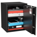 Axess industries coffre - fort de s�curit� - serrure � cl� et � tubes compteurs volume 60 l . . .