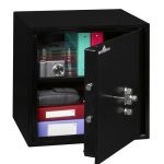 Axess industries coffre - fort de scurit - serrure  cl et  tubes compteurs volume 48 l . . .
