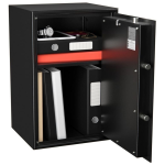 Axess industries coffre - fort de s�curit� - serrure � cl� et � tubes compteurs volume 72 l . . .