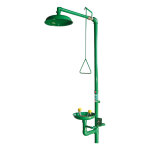 Axess industries combiné douche et laveur d'yeux à fixation murale Axess industries combiné douche et laveur d'yeux à fixation murale
