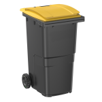 Axess industries conteneur poubelle 240l en plastique recycl