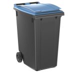 Axess industries conteneur poubelle 360l en plastique recycl
