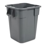 Axess industries conteneur poubelle carr volume 151, 4 l coloris gris