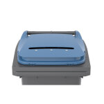 Axess industries conteneur poubelle slectif 120l modle papier confidentiel