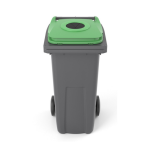 Axess industries conteneur poubelle s�lectif 120l mod�le papier confidentiel r�f. 19. 2067. 05