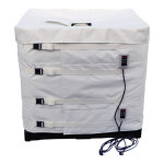 Axess industries couverture chauffante ibc pour produits alimentaires puissance 2 x 1000 w