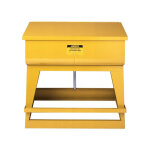 Axess industries cuve de rinage de scurit coloris jaune