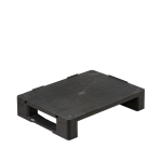 Axess industries demi - palette plastique 800x600 recycle pleine pour display rebords avec