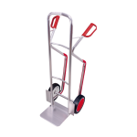 Axess industries diable alu avec poignes d'appui type de roues caoutchouc