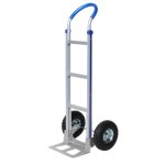 Axess industries diable aluminium � bavette fixe type de roues pneumatiques