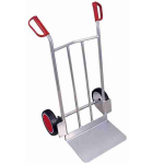 Axess industries diable en aluminium avec grande pelle type de roues caoutchouc