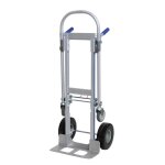 Axess industries diable chariot repliable en aluminium type de roues increvables