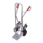 Axess industries diable escalier alu dim. pelle lxp 300 x 250 mm type de roues pneumatiques