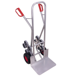 Axess industries diable escalier en aluminium  5 roues dim. pelle lxp 480 x 300 mm type. . .