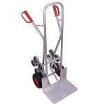 Axess industries diable escalier en aluminium � 5 roues dim. pelle lxp 480 x 300 mm type. . .