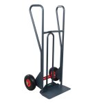 Axess industries diable de manutention assist� � pelle fixe type de roues increvables . . .
