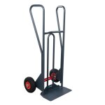 Axess industries diable de manutention assist� � pelle fixe type de roues pneumatiques . . .