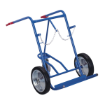 Axess industries diable porte bouteilles 3 roues type de roues caoutchouc