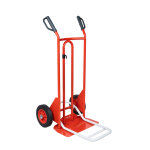 Axess industries diable professionnel � double pelle type de roues caoutchouc long. 706 mm. . .