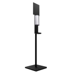 Axess industries distributeur automatique de gel hydroalcoolique coloris gris manganse