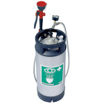 Axess industries douche de scurit autonome portable pour les yeux, le visage et le corps