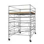 Axess industries echafaudage roulant acier - duarib haut. travail 3, 2 m